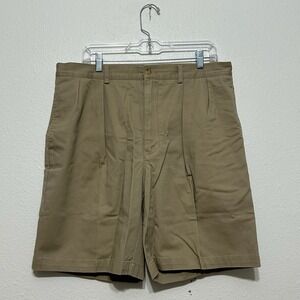 Polo Ralph Lauren Tyler Beige Tan Chino Shorts Mens Size 36 Vintage - STAIN